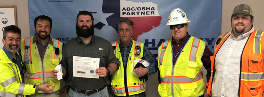 Assistant Project Manager Recognized for Safety