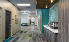 Coffee Bar with Lockers Lakeview Health - The Woodlands TX