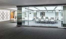 Wiley Interior of a corporate office building by Harvey Cleary Construction