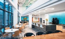 Wiley Interior of a corporate office building by Harvey Cleary Construction