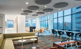Wiley Interior of a corporate office building by Harvey Cleary Construction