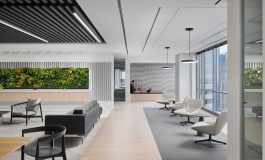 Venture Global - Entrance Space with Green Wall